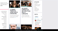 Desktop Screenshot of france-orchestres.com