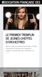 Mobile Screenshot of france-orchestres.com